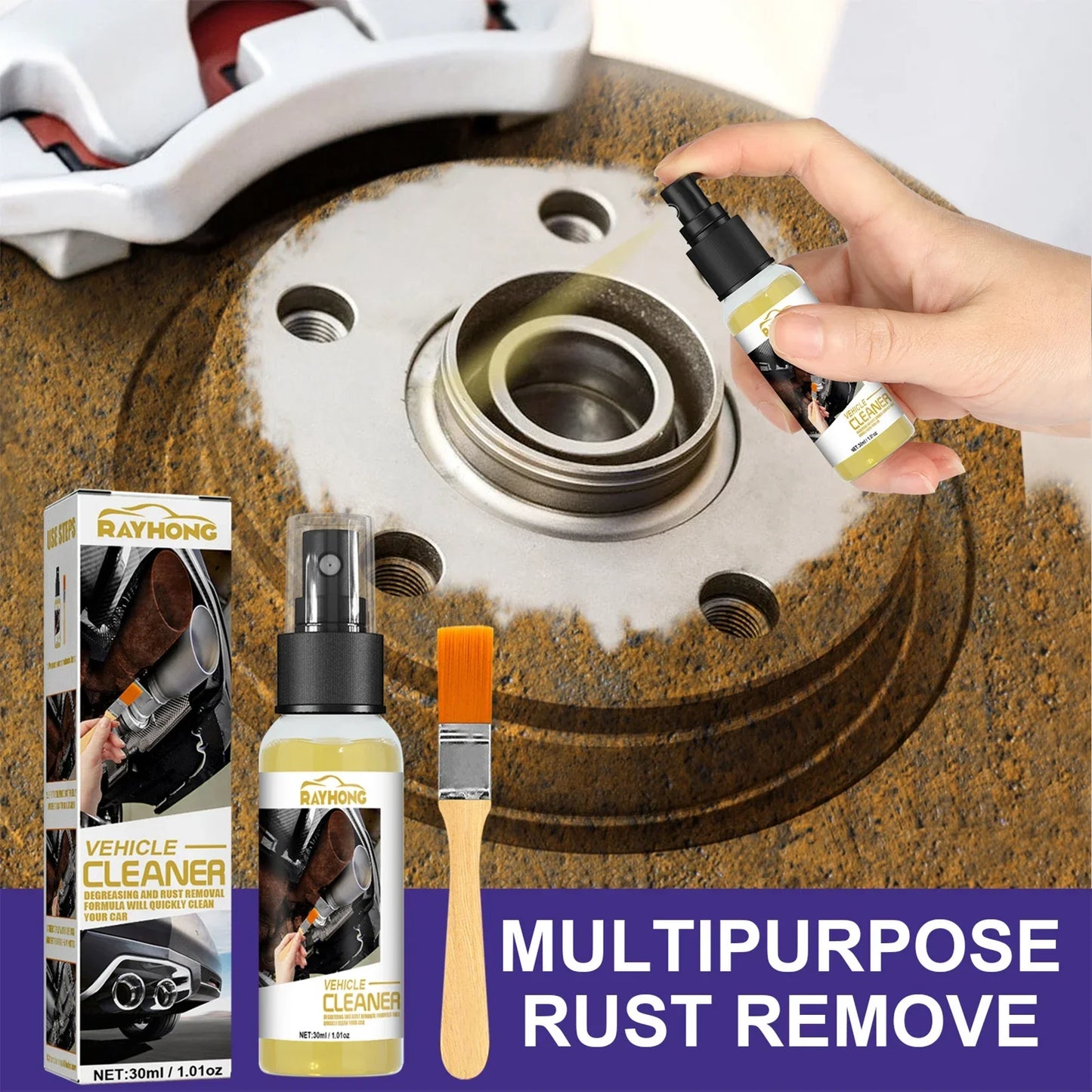 Anti Spray For Metal Car Rust Stopper Stops Existing Rust And Corrosion Long Lasting Protection Prevents Future Rust