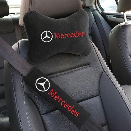 2pcs Cotton flannel carbon fiber protection Cover case for Mercedes Benz New B/C/E Class A Class C200L GLC GLK New CLA GLA