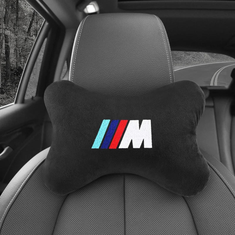 Car Seat Belt Shoulder Cushion Pad Protection neck Support Pillow For BMW M Power Performance M3 M5 X1 X3 X5 X6 E46 E39 E36 E60