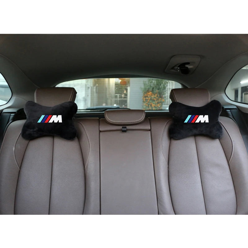 Car Seat Belt Shoulder Cushion Pad Protection neck Support Pillow For BMW M Power Performance M3 M5 X1 X3 X5 X6 E46 E39 E36 E60