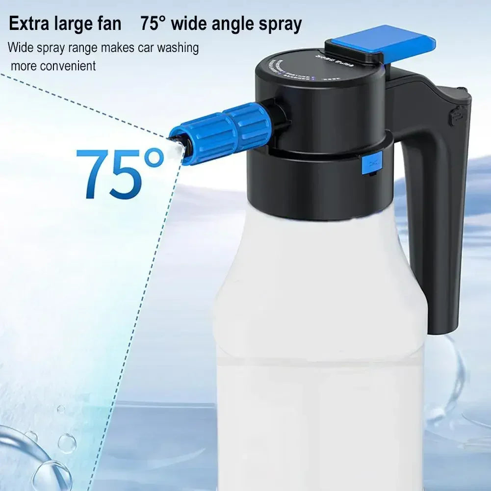 Electric car wash foam spray pot Household hand-held car wash spray gardening air pressure spray foam pot 1.5L 2L